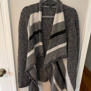 Banana Republic Stylish Gray and Black Women's Sweater